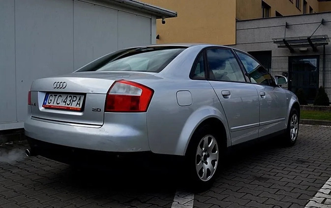 Audi A4 cena 9900 przebieg: 295000, rok produkcji 2000 z Sośnicowice małe 106